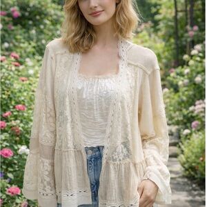 #31 POL LACE AND GAUZE OPEN TOP